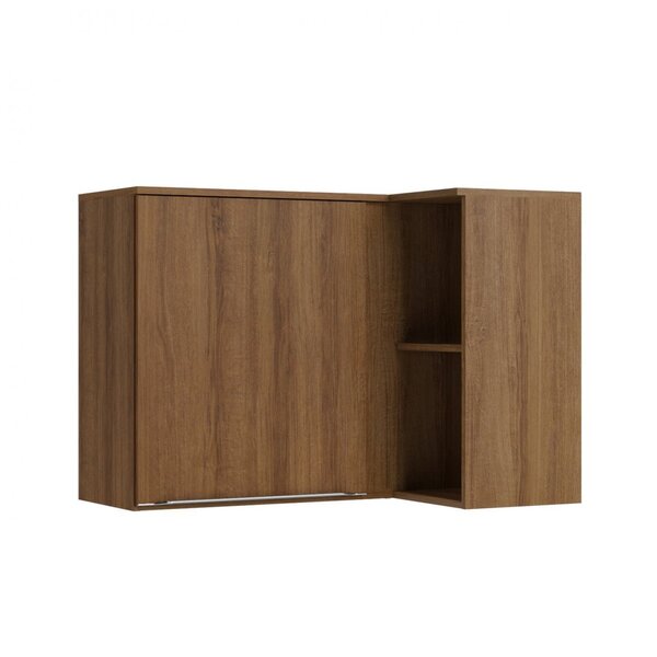 Armário Aéreo De Canto Com 1 Porta Paola  Mel