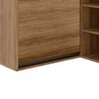 Armário Aéreo De Canto Confort 1 Pt Cinamomo