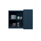 Armário Aéreo De Canto Cozinha Sevilha Azul