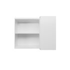 Armário Aéreo De Canto Cozinha Sevilha Branco