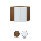 Armário Aéreo De Canto Diagonal 74cm 2 Portas Fabi Luciane Mó