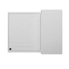 Armário Aéreo De Canto Évora 1 Pt Branco Ártico