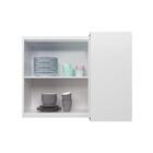 Armário Aéreo De Canto Évora 1 Pt Branco Ártico