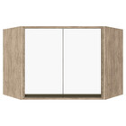 Armário Aéreo De Canto Ibiza 2 Portas Mdp Móveis Sul