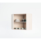 Armário Aéreo De Canto Luiza 2 Portas Com Prateleira Poliman