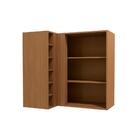 Armário Aéreo De Canto Maxxi 1 Pt Canela