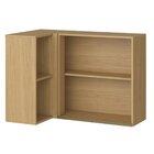 Armário Aéreo De Canto Para Cozinha 2 Portas Nevasca Atacama/