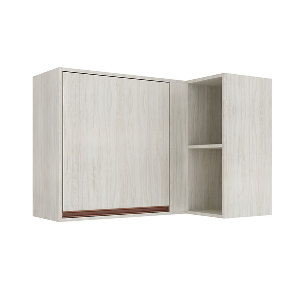 Armário Aéreo De Canto Para Cozinha 90 X 67 Cm New 1 Porta 2