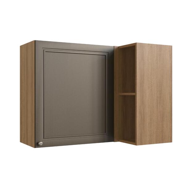 Armário Aéreo De Canto Para Cozinha Classíca Quiditá 1 Porta