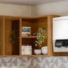 Armário Aéreo De Canto Para Cozinha Nature Michelangelo Linea