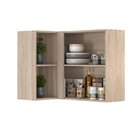 Armario Aéreo De Canto Reto 1 Porta Firenze  Avena Touch/menta