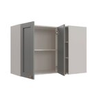 Armário Aéreo De Canto Reto 2 Portas 3 Nichos Arizona Cabecas