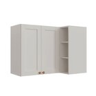 Armário Aéreo De Canto Reto 2 Portas 3 Nichos Arizona Cabecas