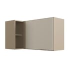 Armário Aéreo De Canto Reto Para Cozinha 1 Porta Carol Mocca/