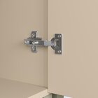 Armário Aéreo De Canto Reto Para Cozinha 1 Porta Carol Mocca/