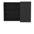 Armário aéreo de canto Spring Preto Politorno