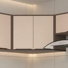 Armário Aéreo De Canto Suspenso Parede Multiuso Cozinha 2 Por