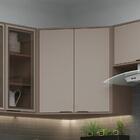 Armário Aéreo De Canto Suspenso Parede Multiuso Cozinha 2 Por