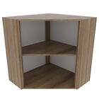 Armário Aéreo De Canto Suspenso Parede Multiuso Cozinha 2 Por