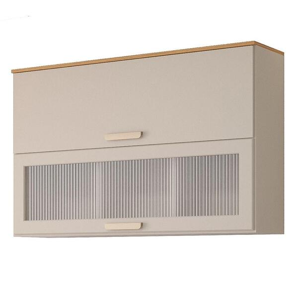Armário Aéreo De Cozinha 100%mdf 120cm 2 Portas Basculantes 1