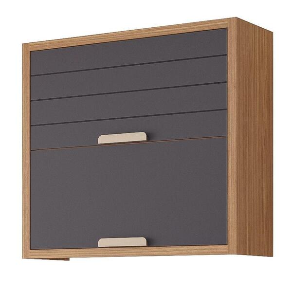 Armário Aéreo De Cozinha 100%mdf 80cm 2 Portas Basculantes El