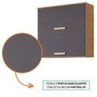 Armário Aéreo De Cozinha 100%mdf 80cm Com 2 Portas Basculante