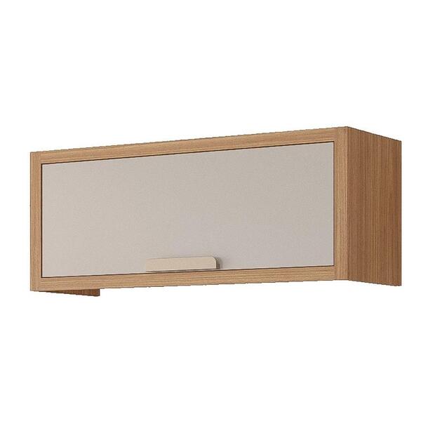 Armário Aéreo De Cozinha 100%mdf 80cm Geladeira 1 Porta Bascu