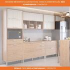 Armário Aéreo De Cozinha 100%mdf 80cm Geladeira 1 Porta Bascu