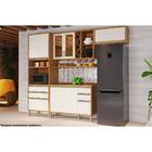 Armário Aéreo De Cozinha 120 Cm Tempranillo 2 Portas Com Vidr