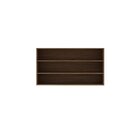 Armario Aereo De Cozinha 120cm 2 Portas Conecta  Ébano/off Wh