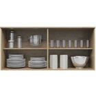 Armário Aéreo De Cozinha 120cm 2 Portas De Vidro Fumê Anis Th