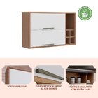 Armário Aéreo De Cozinha 120cm Com 2 Portas Basculantes 100%