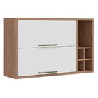 Armário Aéreo De Cozinha 120cm Com 2 Portas Basculantes 100%