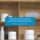 Armário Aéreo De Cozinha 120cm Com 3 Portas E Vidro Reflecta