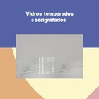 Armário Aéreo De Cozinha 2 Portas De Vidro Telasul Branco