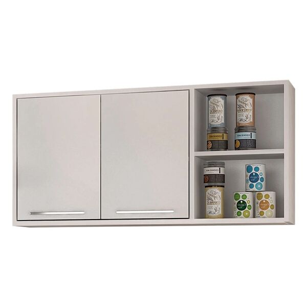Armário Aéreo De Cozinha 2 Portas Paris Salleto Cestaplus Bra
