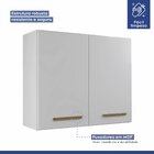 Armário Aéreo De Cozinha 2 Portas Valencia  Branco