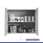 Armário Aéreo De Cozinha 2 Portas Valencia  Ypê