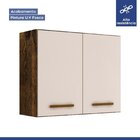 Armário Aéreo De Cozinha 2 Portas Valencia Ypê/off White