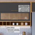 Armário Aéreo De Cozinha 2 Portas Vidro Reflecta Vicenza Espr