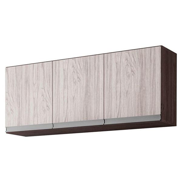 Armário Aéreo De Cozinha 3 Portas 120cm Andréia Castanho/avel