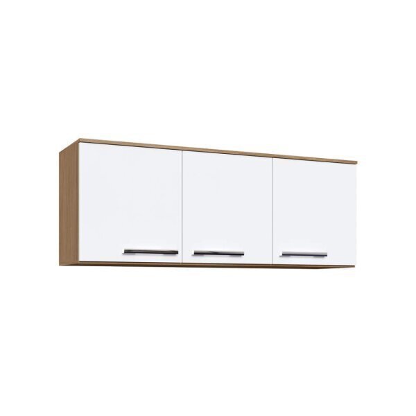 Armário Aéreo De Cozinha 3 Portas 120cm Joy Decibal Naturalle