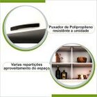 Armário Aéreo De Cozinha 3 Portas Bella Salletô Branco