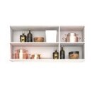 Armário Aéreo De Cozinha 3 Portas Bella Salletô Branco