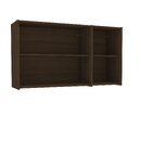 Armário Aéreo De Cozinha 3 Portas Campanele 120cm Amêndoa/cin