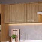 Armário Aéreo De Cozinha 3 Portas Gaia  Móveis Naturalle