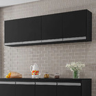 Armário Aéreo De Cozinha 4 Portas 160cm Andréia - Ajl Móveis