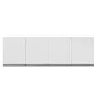 Armário Aéreo De Cozinha 4 Portas 160cm Andréia Branco - Ajl