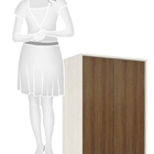 Armário Aéreo De Cozinha 60 Cm 2 Portas De Abrir 2 Prateleira