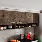 Armario Aereo De Cozinha 6 Portas  Suriname Castani Brienza M